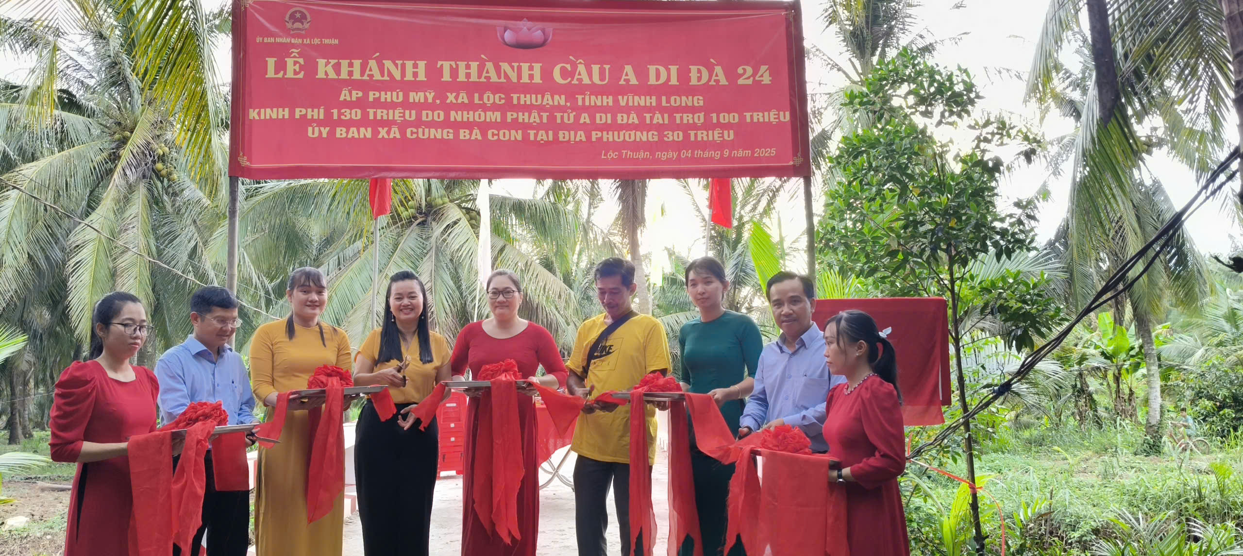 LỄ KHÁNH THÀNH CẦU A DI ĐÀ 24